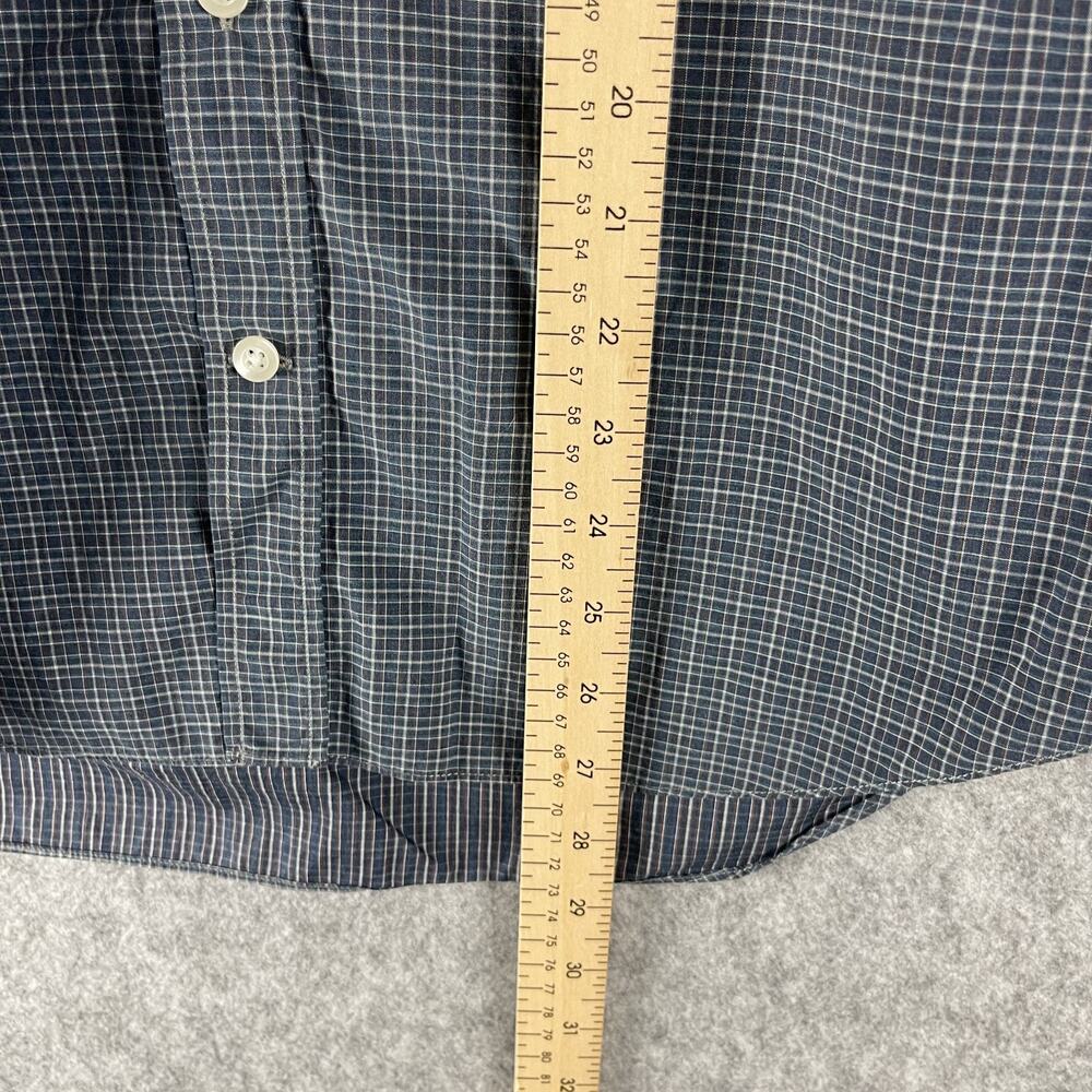 Culturata Dress Shirt Mens 15-3/4 40 Plaid Tailored Fit Button Up Italy Made - Picture 6 of 13